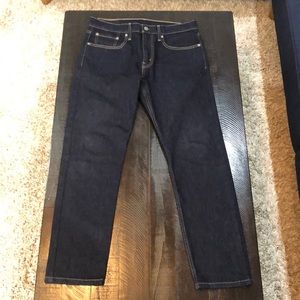 Levi's Strauss & Co 502 MEN'S Size 31x30 Blue Jeans Dark EUC